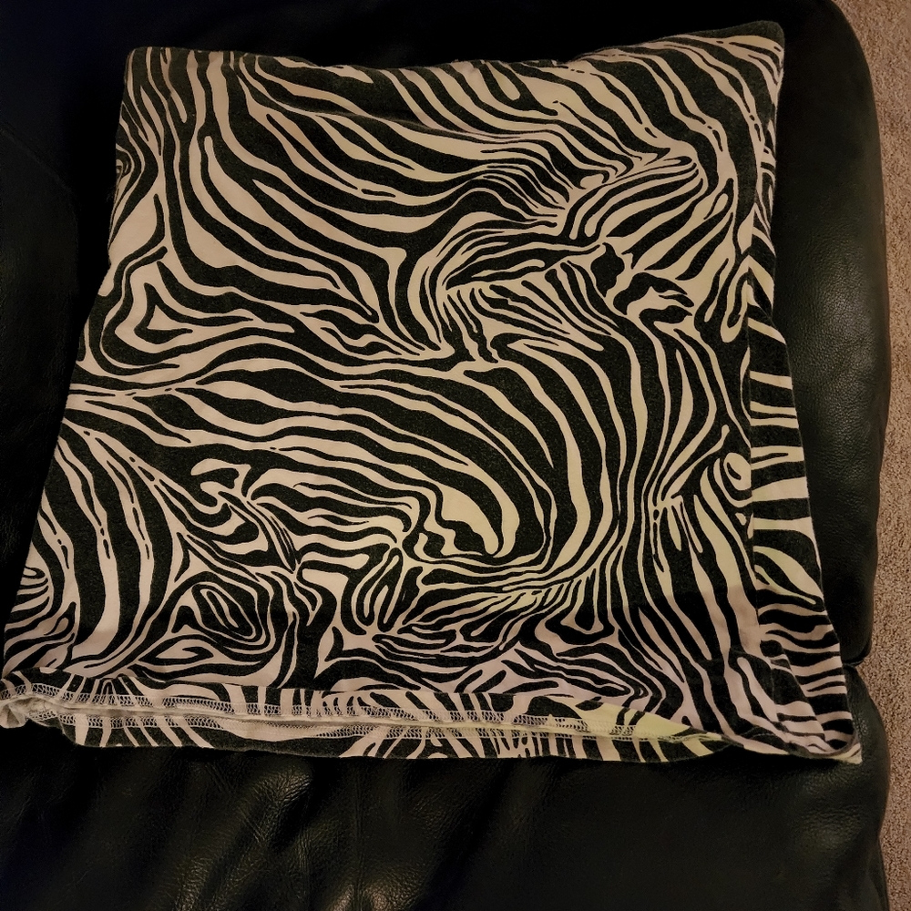 No Boundaries Zebra Print Tube Top